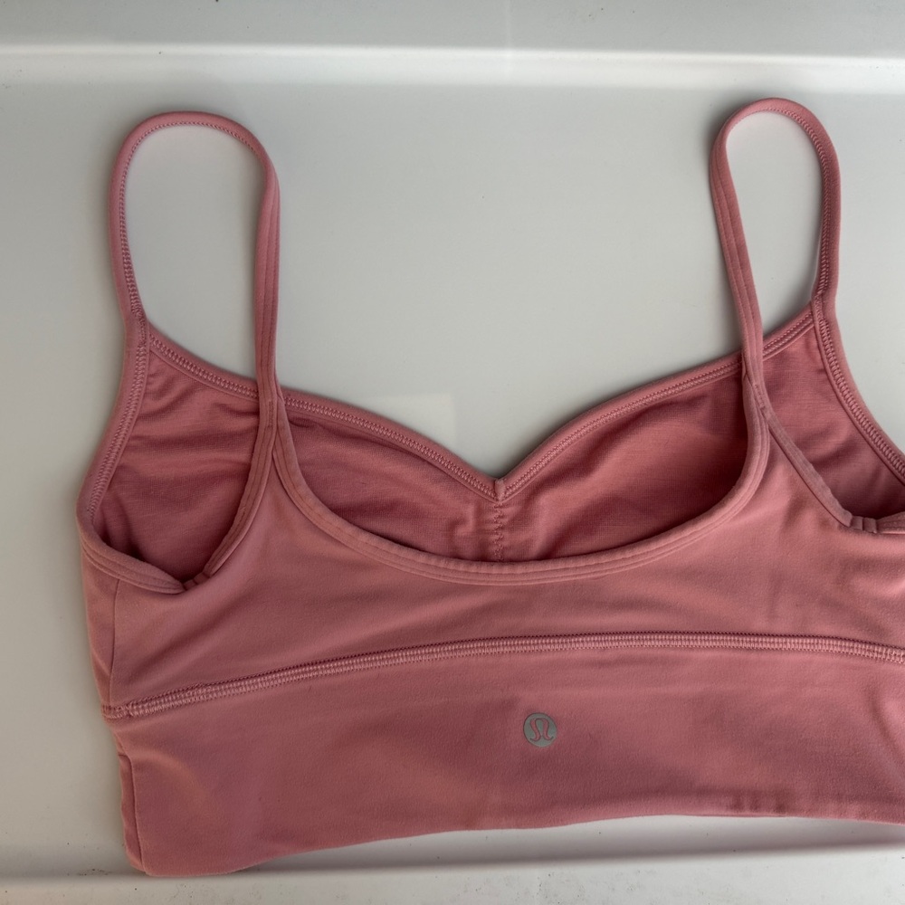๐ lululemon Align Sweetheart Bra *Light Support, A/B Cup Pink tide Size 6 - Picture 3 of 4